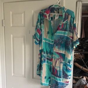 Torrid size 3 swim cover up or sleep shirt NWT